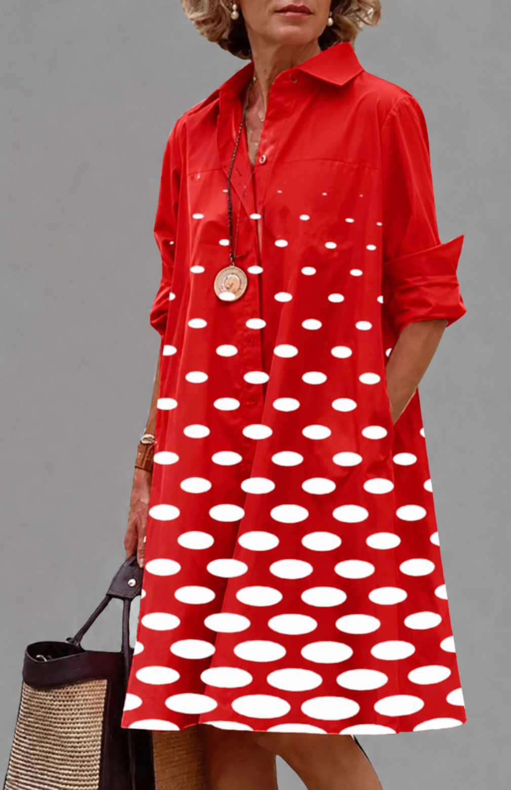 PALOMA – Vestido Midi Fluido
