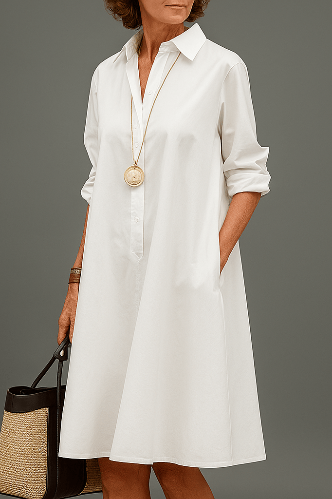 SARA – Vestido Midi Fluido