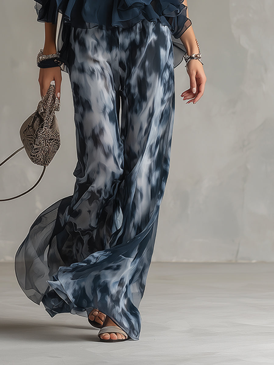 ADARA – Conjunto Chifón Elegante Fluido
