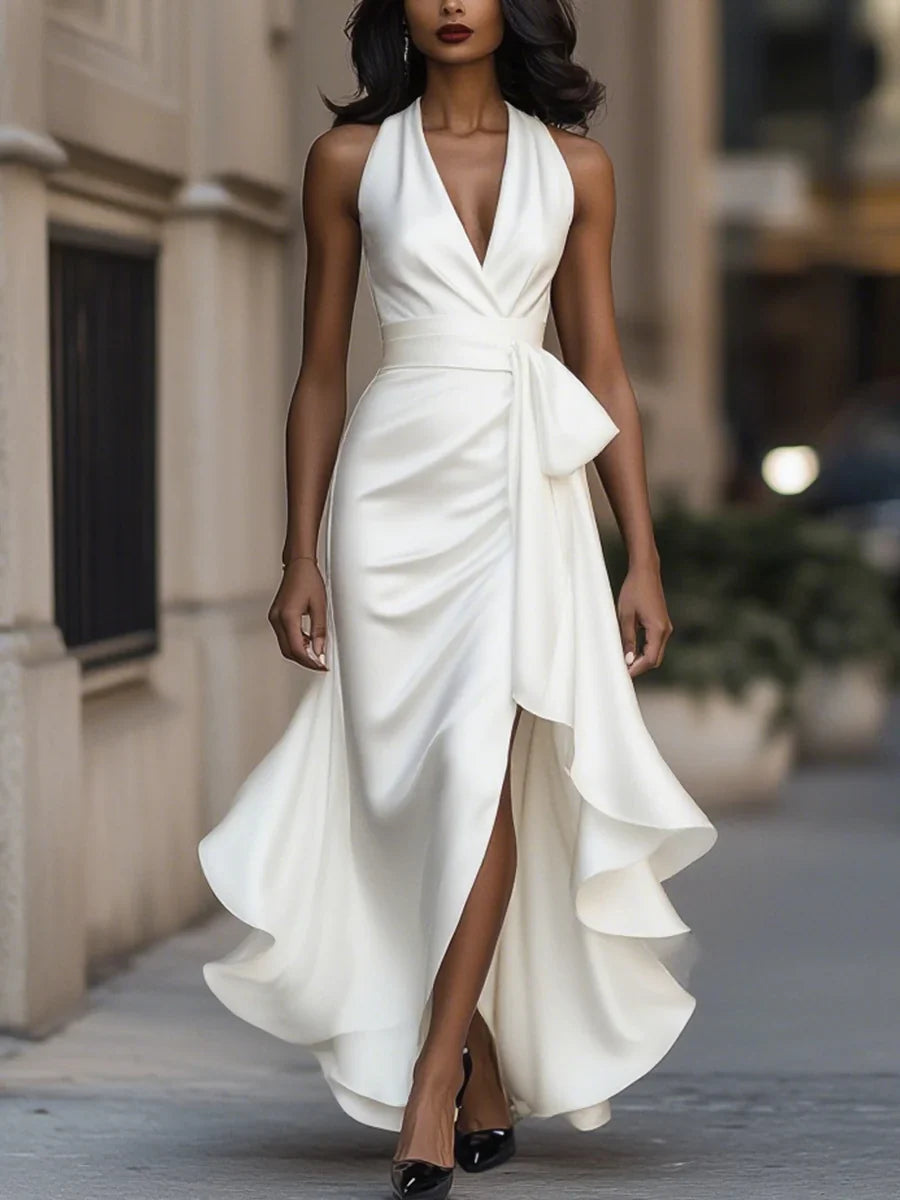 MARIA – Vestido Elegante Con Hombros Descubiertos