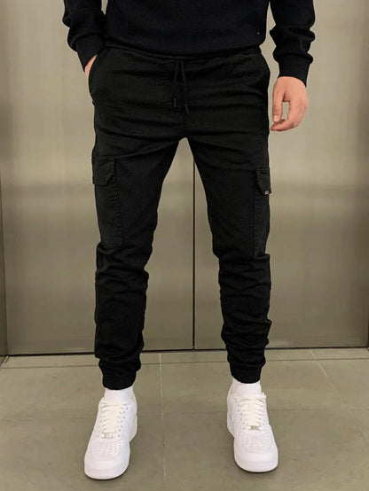 Elastic cargo pants 