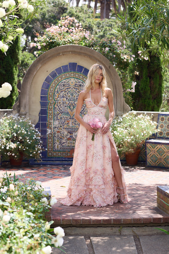 VERA – Vestido Elegante Con Estampado Floral