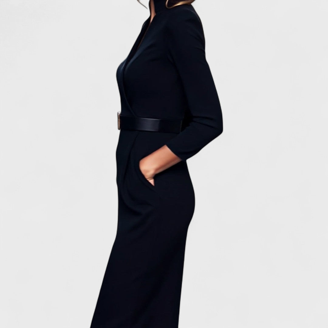 Refined Black Dress