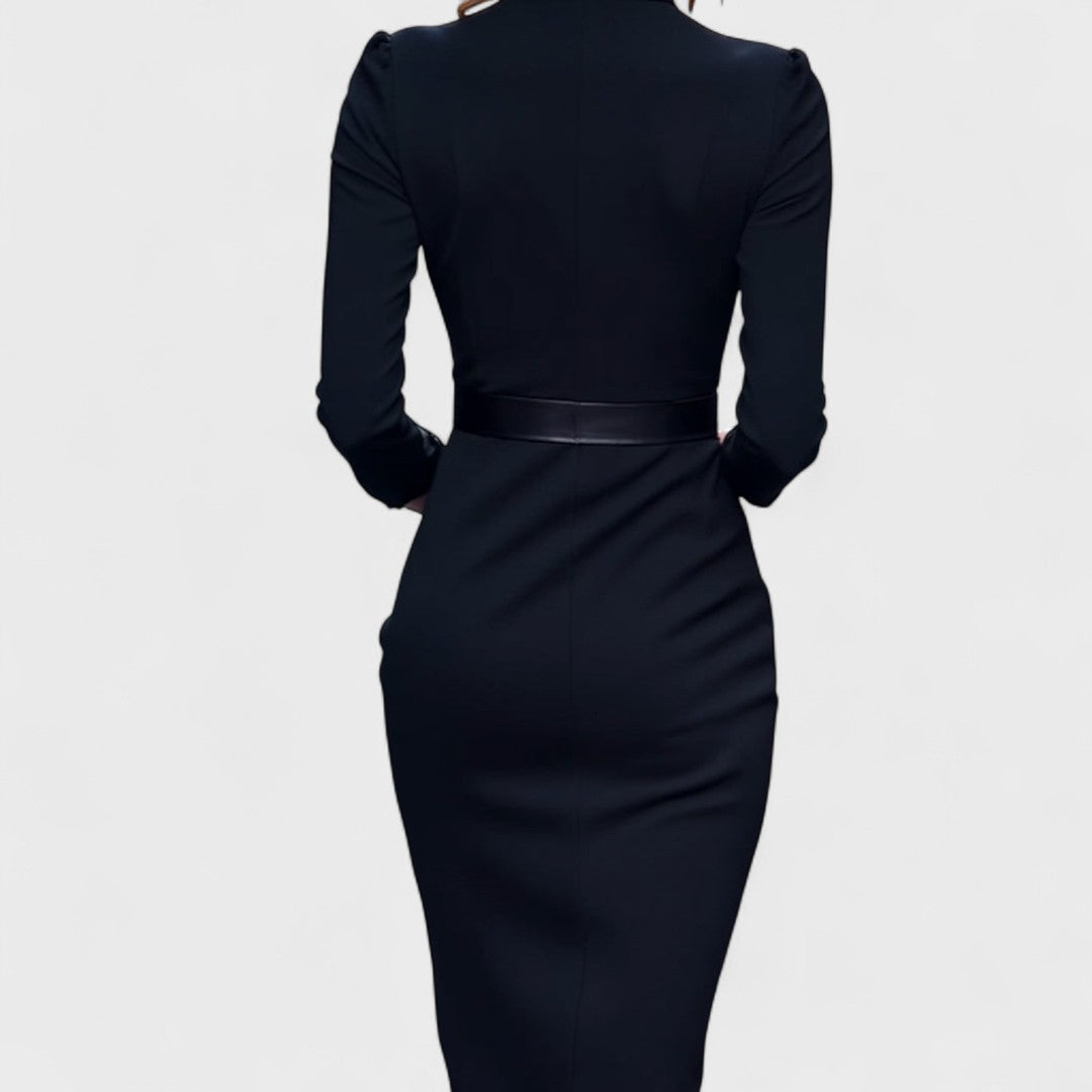 Refined Black Dress