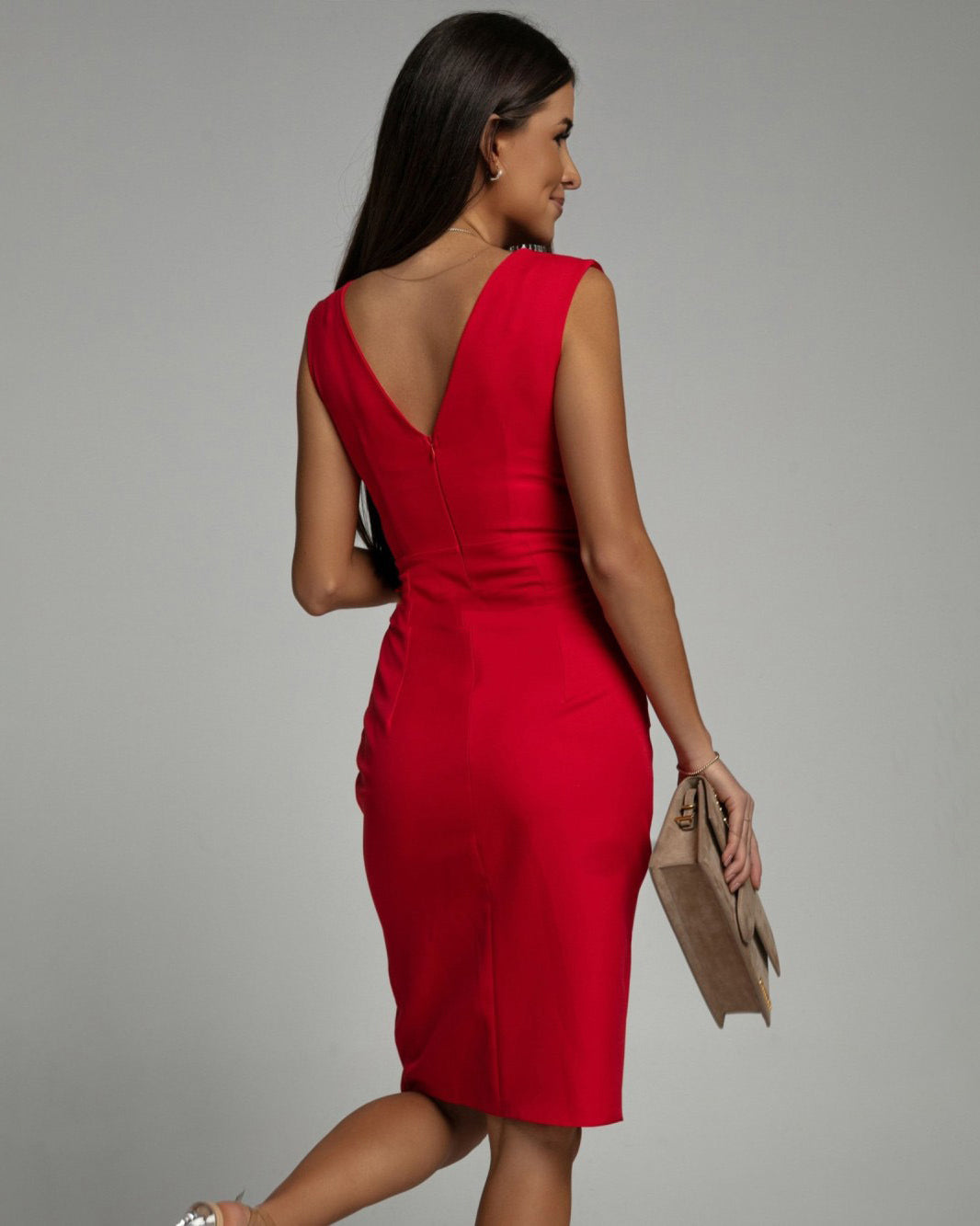 ADRIANA – Vestido Elegante Drapeado