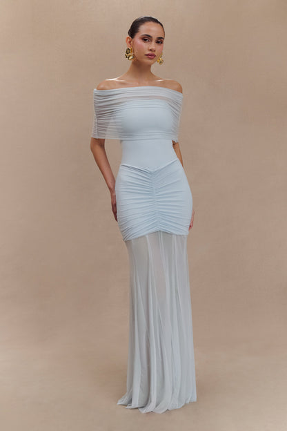 AITANA – Vestido De Malla Con Hombros Descubiertos