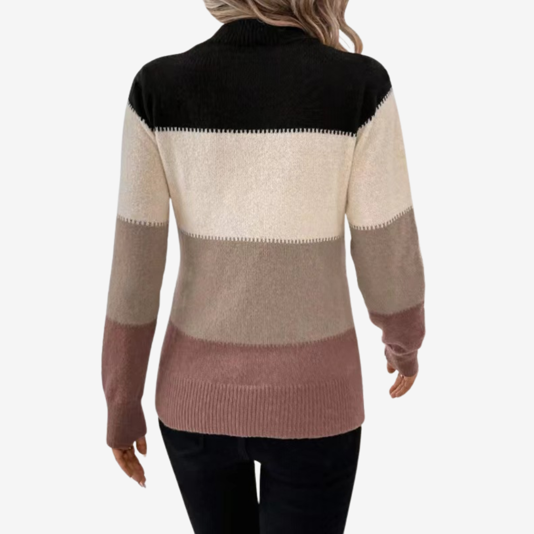 Soft Fitted Neck Sweater