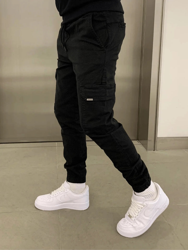 Elastic cargo pants 