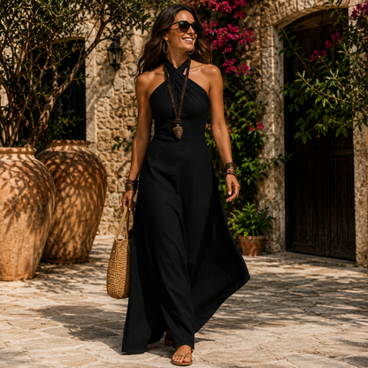 AGATHA – Vestido Con Escote Cruzado