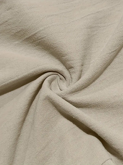 Pantalones Anchos De Lino Con Cordón
