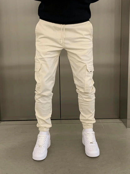 Elastic cargo pants 