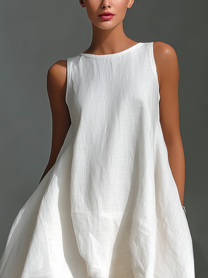 EMMA – Vestido Sin Mangas Y Bajo Asimetríco