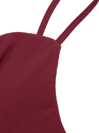 ELIZABETH – Mono Short Elegante Lazo Rouge