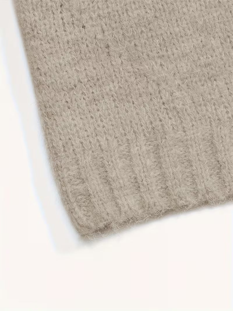 Soft, short-knit sweater