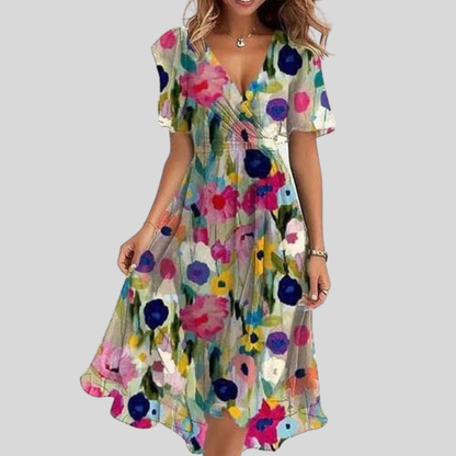 NAOMI – Vestido Floral Para Primavera