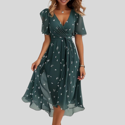 NAOMI – Vestido Floral Para Primavera