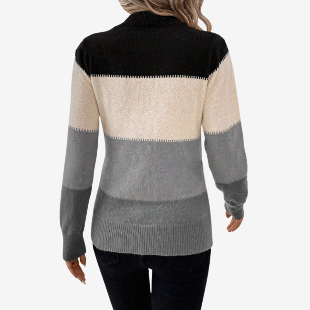 Soft Fitted Neck Sweater