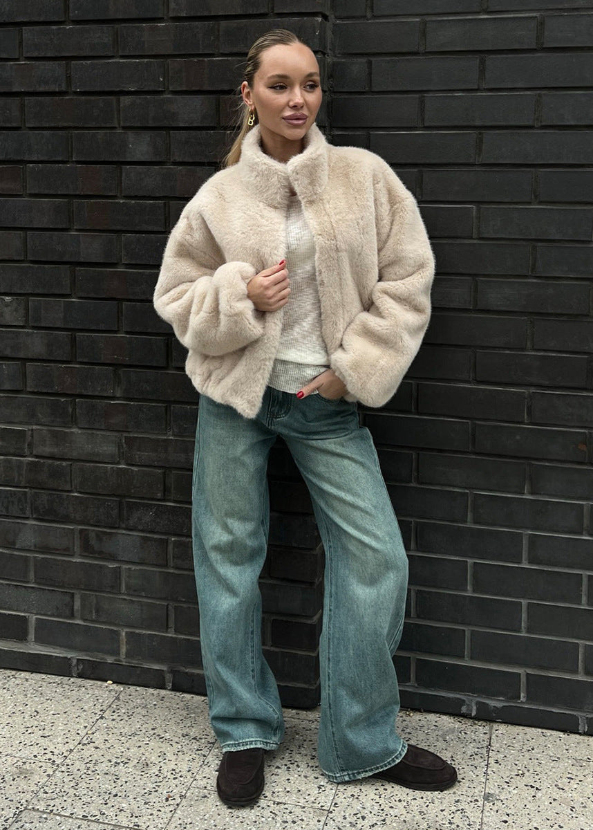 Chaqueta De Piel Sintético