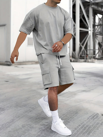 Conjunto de camiseta y pantalones cargo