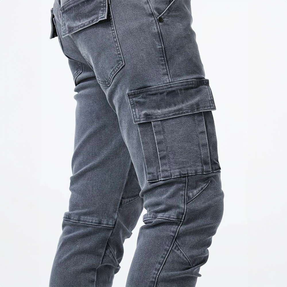 Stretch cargo jeans