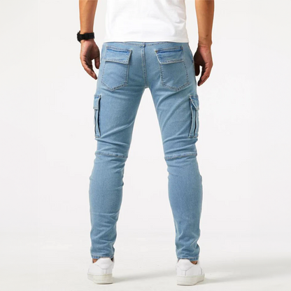Stretch cargo jeans