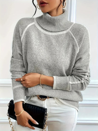 Comfortable Women's Turtleneck Sweater