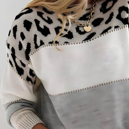 Leopard print sweater
