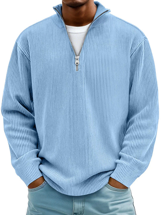 modern and elegant striped sweater
