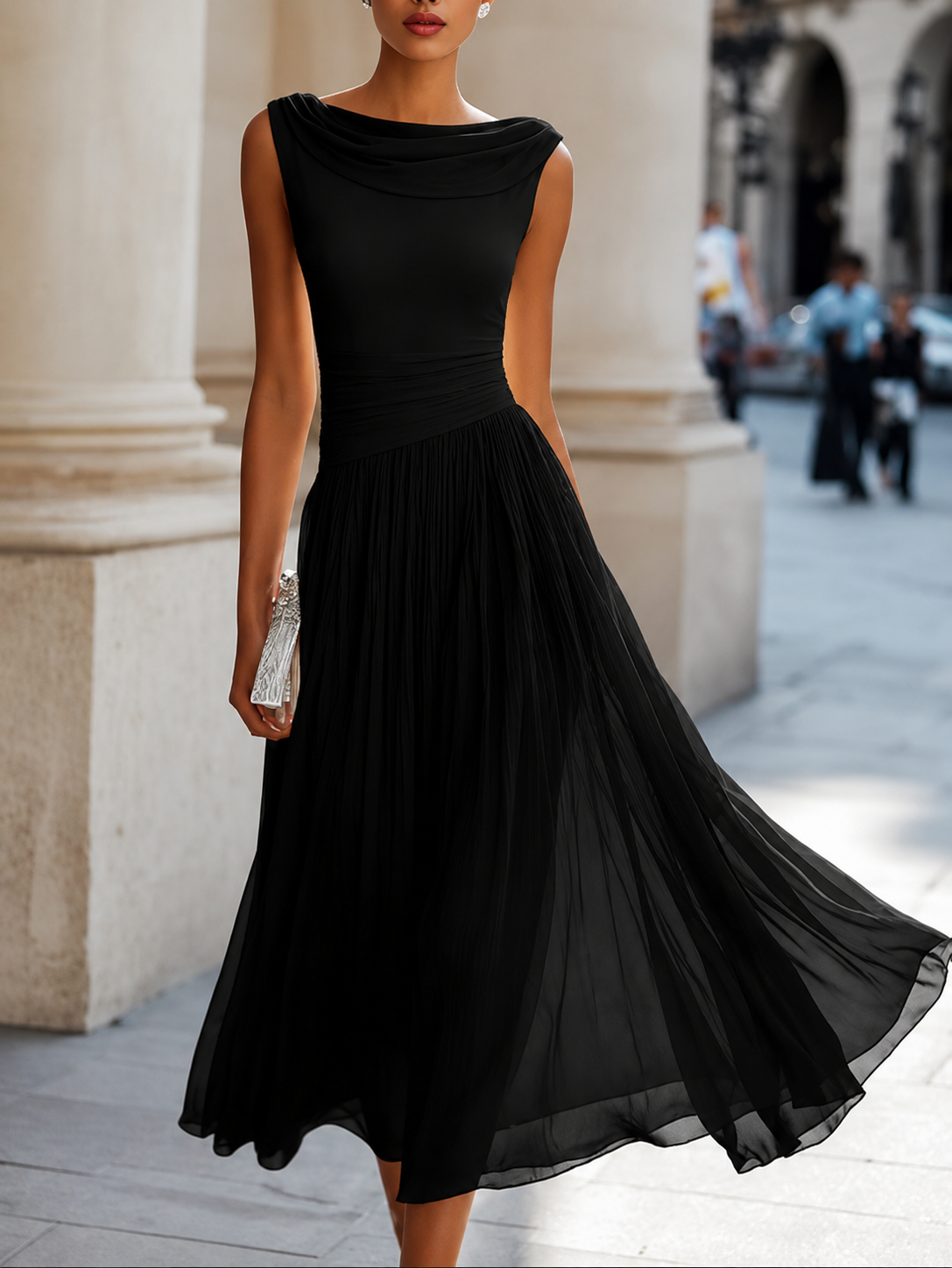 SOFÍA – Vestido Midi Fluido