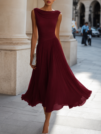 SOFÍA – Vestido Midi Fluido