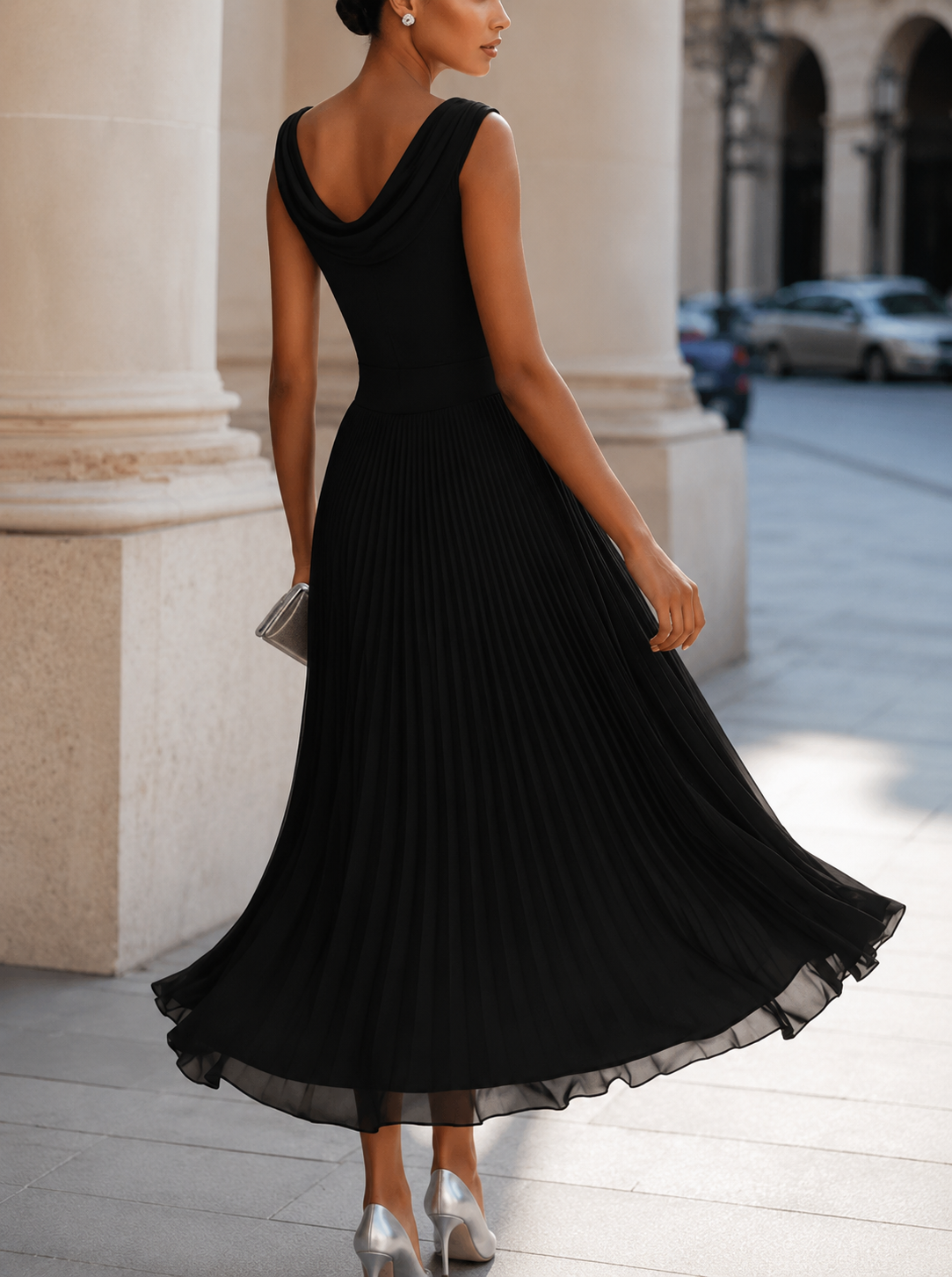 SOFÍA – Vestido Midi Fluido