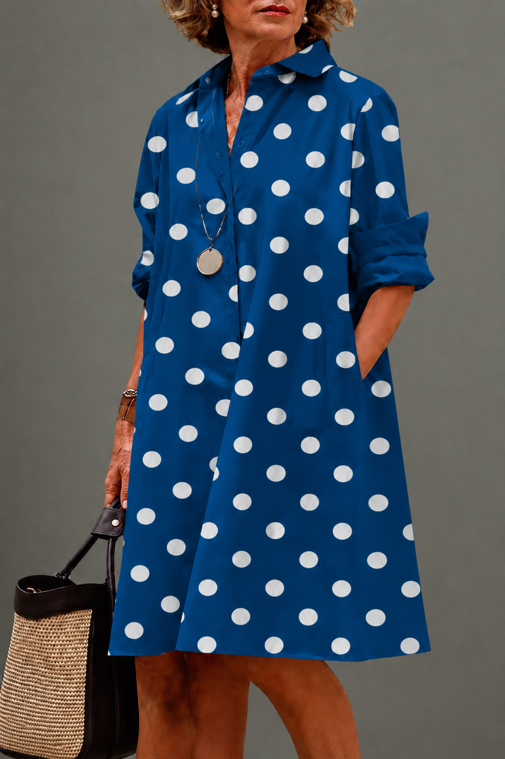 SONIA – Vestido Midi Fluido