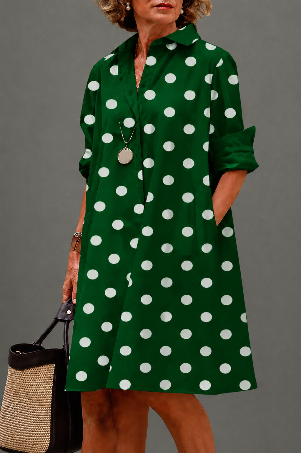 SONIA – Vestido Midi Fluido