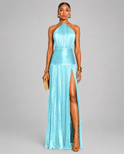 VALENTINA – Vestido Largo Plisado Y Elegante