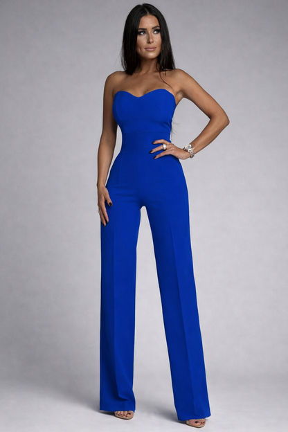 SARAH – Mono Elegante Con Escote Corazón