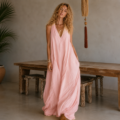 ALANA – Vestido Maxi Fluido