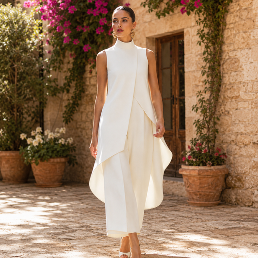 PATRICIA – Conjunto Elegante Asimétrico