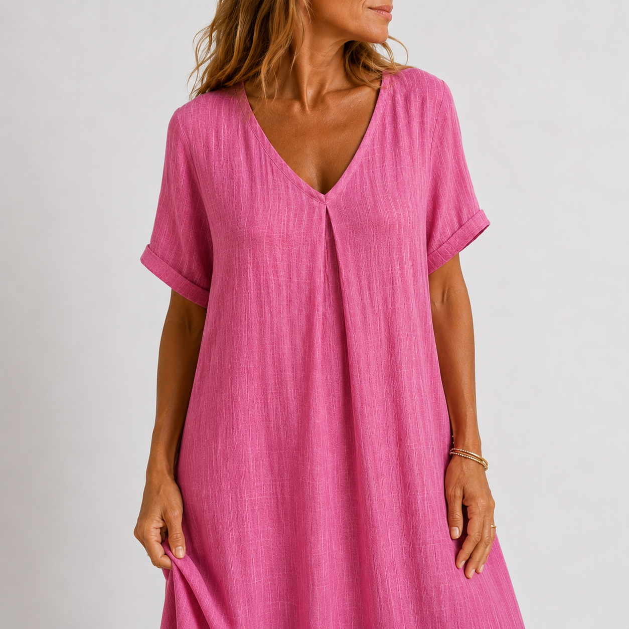 VIOLETA – Vestido Maxi Fluido