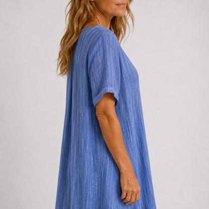 VIOLETA – Vestido Maxi Fluido