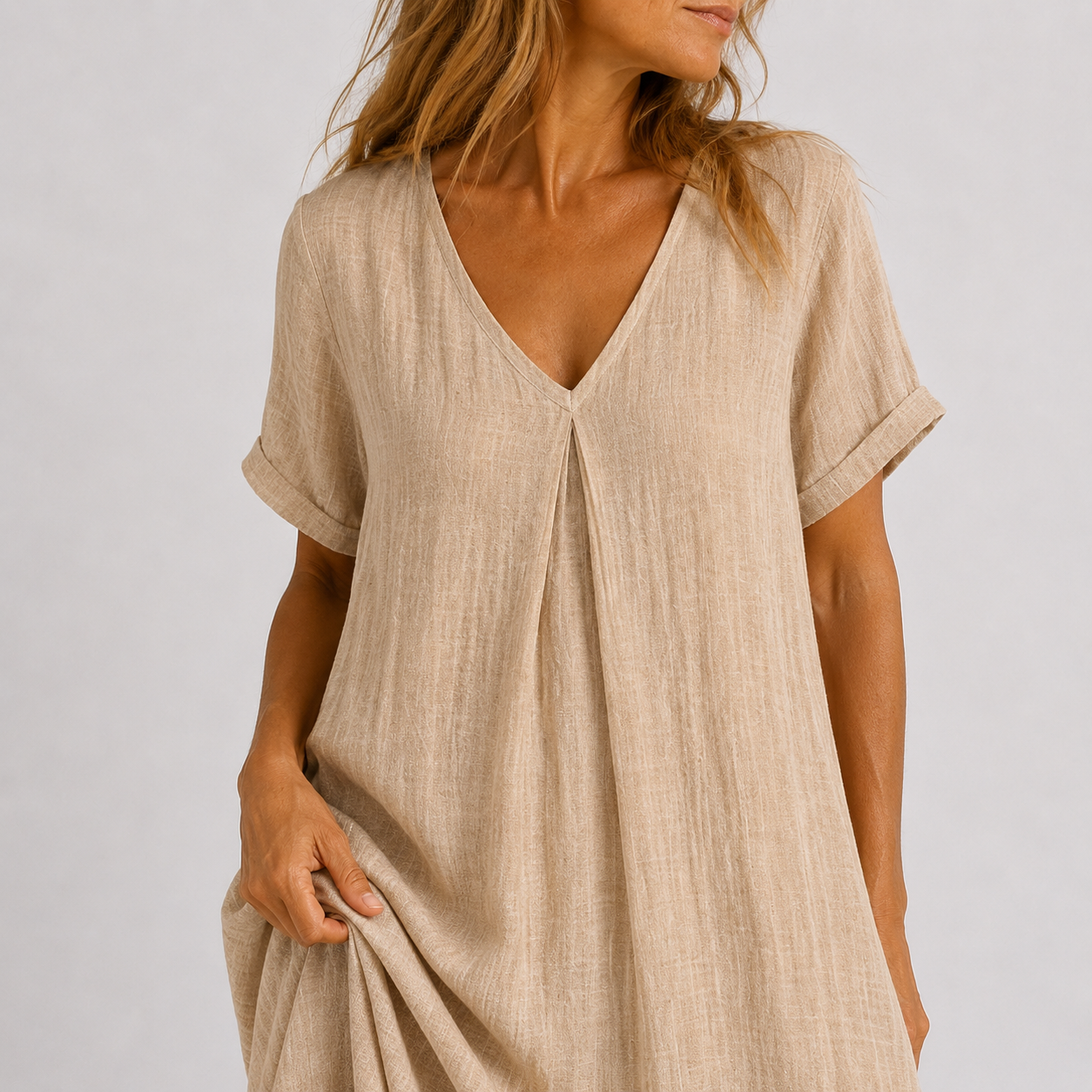 VIOLETA – Vestido Maxi Fluido