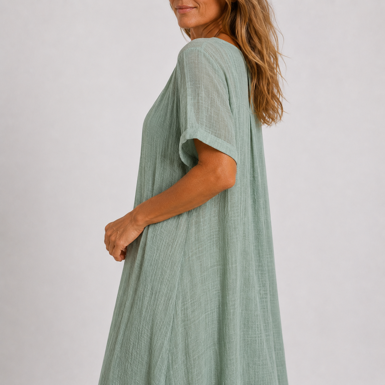 VIOLETA – Vestido Maxi Fluido