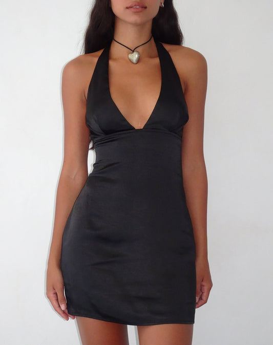 EMMA – Vestido Corto Satinado