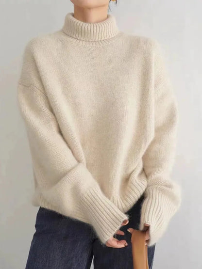 Soft turtleneck sweater