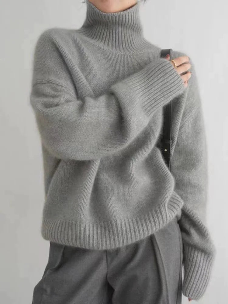 Soft turtleneck sweater