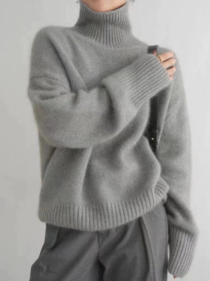 Soft turtleneck sweater