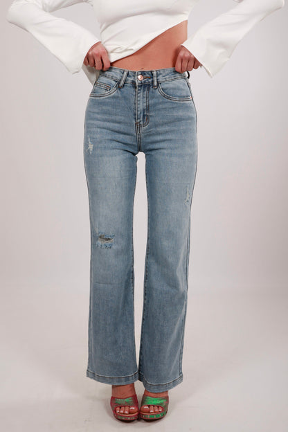 High-Waisted Jeans
