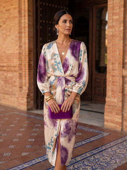 VALERIA – Vestido Elegante Con Escote En V