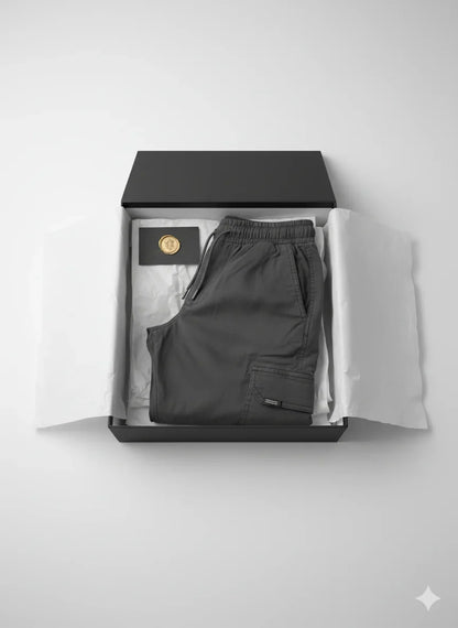 Elastic cargo pants 