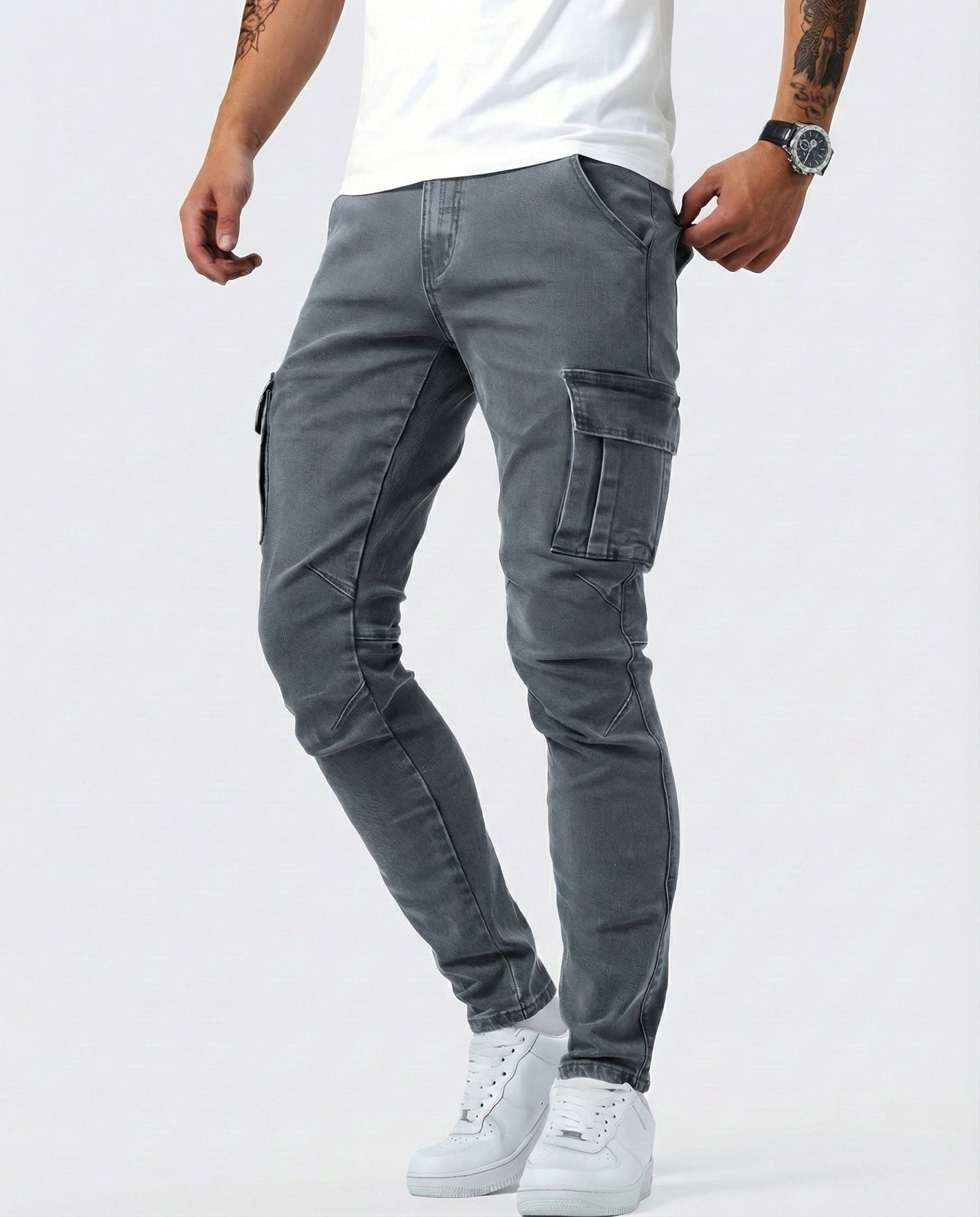 Pantalón Cargo  Elástico