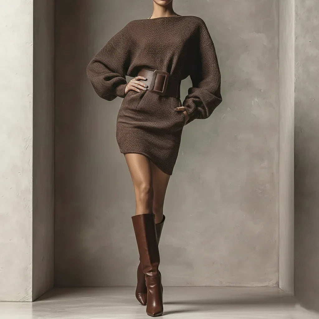 Vestido de punto Chic